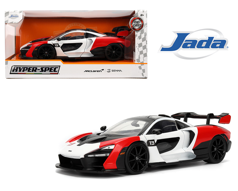 MCLAREN SENNA  RED/WHITE  HYPER-SPEC 1/24