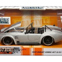 JADA-SHELBY COBRA 427 S/C  BIG TIME MUSCLES GREY 1965 1/24