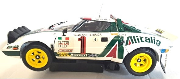 LANCIA STRATOS MONTE CARLO #1 1977 1/18, DIECAST COLLECTABLES