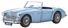 AUSTIN HEALEY 3000 BN7 HEALEY BLUE  1/18, DIECAST COLLECTABLES