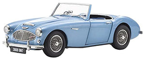 AUSTIN HEALEY 3000 BN7 HEALEY BLUE  1/18, DIECAST COLLECTABLES