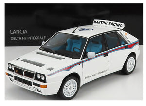 LANCIA DELTA INTEGRALE 6 WHITE  1/18, DIECAST COLLECTABLES