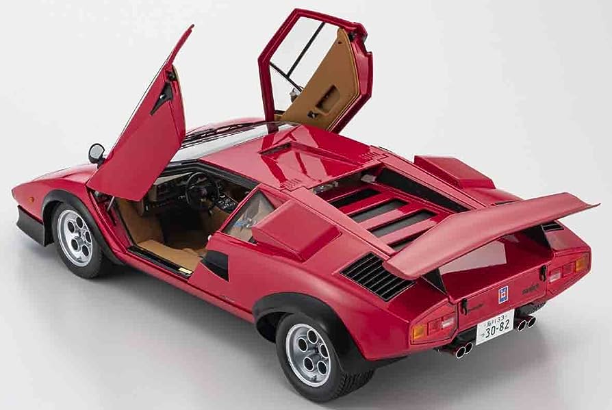 LAMBORGHINI COUNTACH WALTER WOLF RED  1/12, DIECAST COLLECTABLES