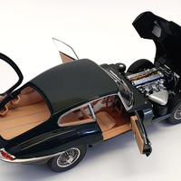 JAGUAR E-TYPE GREEN  1/18 DIECAST, DIECAST COLLECTABLES