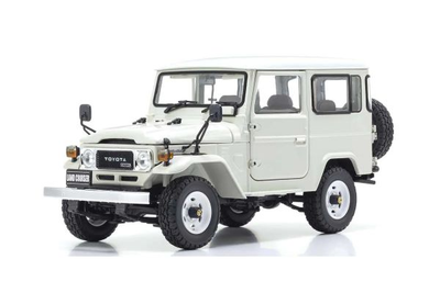 TOYOTA LAND CRUISER 40 VAN WHITE 1/18, DIECAST COLLECTABLES