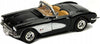 CHEV CORVETTE BLACK 1959 1/24, DIECAST CAR, COLLECTABLE CAR.