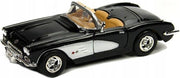 CHEV CORVETTE BLACK 1959 1/24, DIECAST CAR, COLLECTABLE CAR.