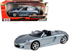 PORSCHE CARRERA GT SILVER 1/24, DIECAST CAR, COLLECTABLE CAR.