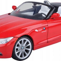 BMW Z4 ROADSTER RED 2010 1/24, DIECAST CAR, COLLECTABLE CAR.