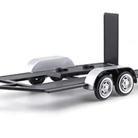 TRAILER METAL BLACK 1/24, DIECAST CAR, COLLECTABLE CAR.