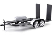 TRAILER METAL BLACK 1/24, DIECAST CAR, COLLECTABLE CAR.