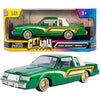 GET LOW BUICK REGAL MET GREEN 1987 1/24, DIECAST CAR, COLLECTABLE CAR.