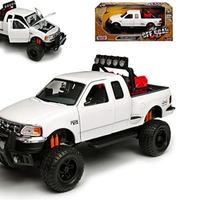 FORD F-150 XLT FLARESIDE SUPERCAB OFF ROAD WHITE 2001 1/24