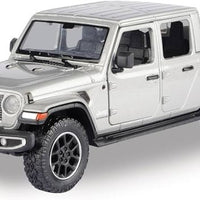 JEEP GLADIATOR OVERLAND HARD TOP SILVER 2021 1/27, DIECAST CAR, COLLECTABLE CAR.