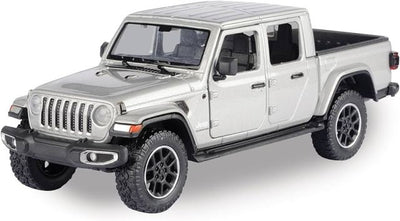 JEEP GLADIATOR OVERLAND HARD TOP SILVER 2021 1/27, DIECAST CAR, COLLECTABLE CAR.