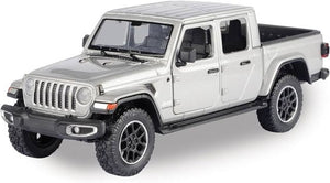 JEEP GLADIATOR OVERLAND HARD TOP SILVER 2021 1/27, DIECAST CAR, COLLECTABLE CAR.