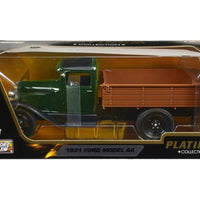 FORD MODEL AA  GREEN 1931 1/24, DIECAST CAR, COLLECTABLE CAR.