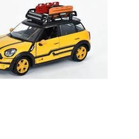 MINI COOPER S COUNTRYMAN WITH ROOF RACK YELLOW   1/24