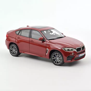 BMW X6 M 2015 Red metallic 1:18, DIECAST CAR, COLLECTABLE CAR.