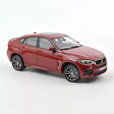 BMW X6 M 2015 Red metallic 1:18, DIECAST CAR, COLLECTABLE CAR.