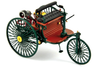 Benz Patent-Motorwagen 1886 Green 1:18, DIECAST CAR, COLLECTABLE CAR.
