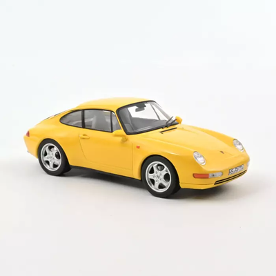 Porsche 911 Carrera 1994 - Yellow, DIECAST CAR, COLLECTABLE CAR.