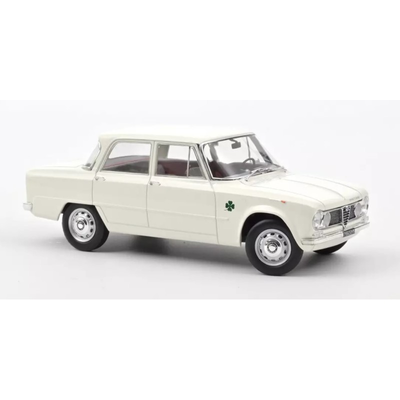 Alfa Romeo Giulia TI Super 1963 White 1:18, DIECAST CAR, COLLECTABLE CAR.