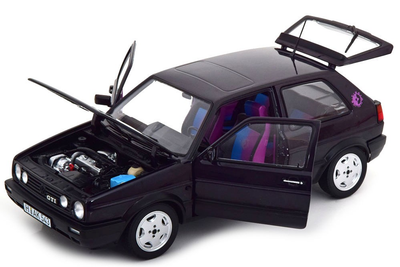 VW Golf GTI Fire & Ice 1991 - Purple metallic 1:18, DIECAST CAR, COLLECTABLE CAR.