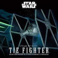 BANDAI TIE FIGHTER 1/72, PLASTIC SCALE MODEL KIT