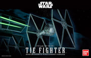 BANDAI TIE FIGHTER 1/72, PLASTIC SCALE MODEL KIT