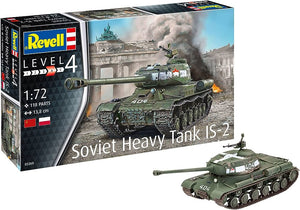 SOVIET HEAVY TANK IS-2 1/72, PLASTIC SCALE MODEL KIT
