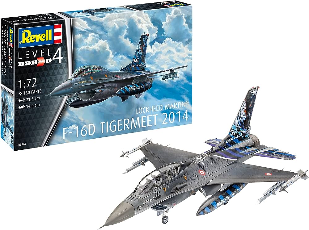 F-16D FIGHTING FALCON 1/72, PLASTIC SCALE MODEL KIT