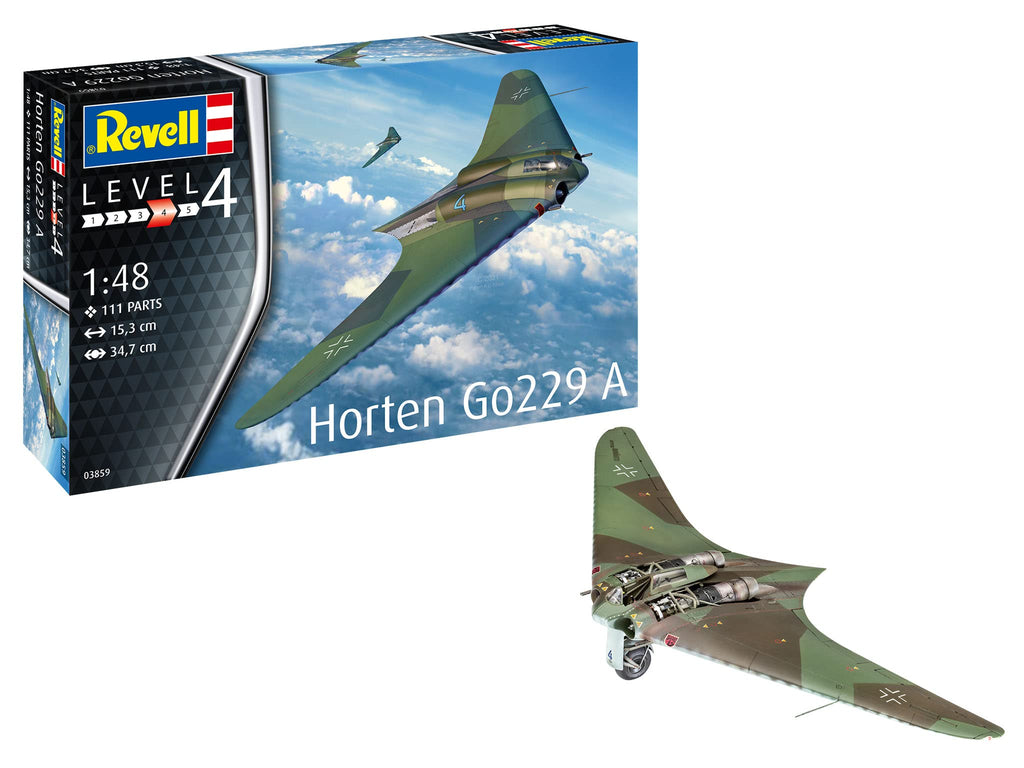 HORTEN GO229 A 1/48, PLASTIC SCALE MODEL KIT
