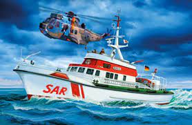 GIFT SET "SAR" DGZRS & SEA KING Mk.41" 1/72, PLASTIC SCALE MODEL KIT