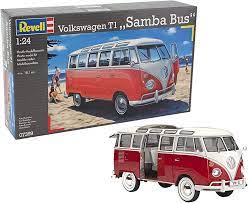 VOLKSWAGEN T1 SAMBA BUS 1962 1/24, PLASTIC SCALE MODEL KIT