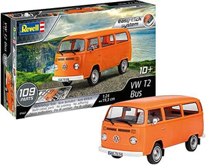 VW T2 BUS "EASY CLICK SYSTEM" 1/24, PLASTIC SCALE MODEL KIT