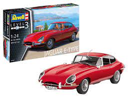 JAGUAR E-TYPE COUPé 1/24, PLASTIC SCALE MODEL KIT