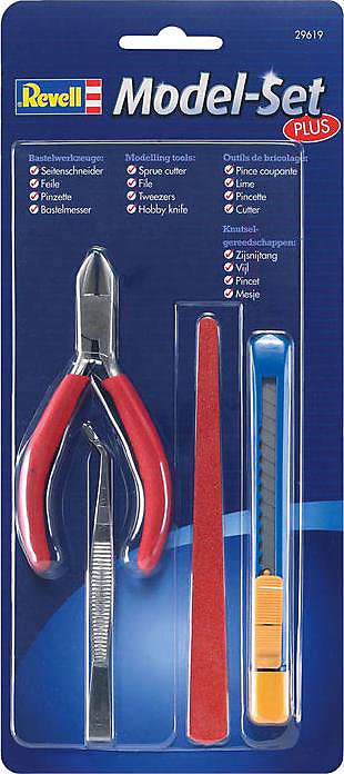 MODEL SET S/CUTTER TWEEZER KNIFE S/STICK