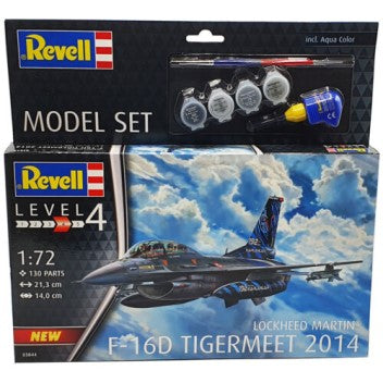 MODEL SET LOCKHEED MARTIN F-16D TIGERMEET 1/72, PLASTIC SCALE MODEL KIT