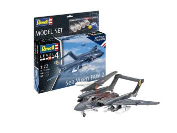 MODEL SET SEA VIXEN FAW 2 1/72, PLASTIC SCALE MODEL KIT