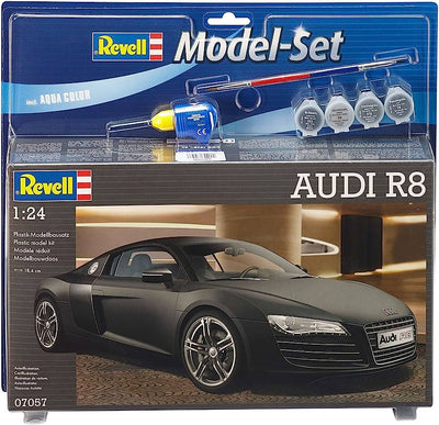 MODEL SET AUDI R8 1/24, PLASTIC SCALE MODEL KIT