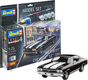 MODEL SET CHEVY CHEVELLE 68 1/25, PLASTIC SCALE MODEL KIT