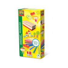 CHALK 12 COLOURS WITH DUSTER EDUCATIONAL,TEACHER HOME SCHOOL, LEARNING