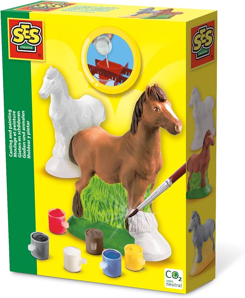 PLASTER CASTING -  HORSE EDUCATIONAL,TEACHER HOME SCHOOL, LEARNING