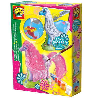 PLASTER CASTING - HORSE WITH MANE EDUCATIONAL,TEACHER HOME SCHOOL, LEARNING