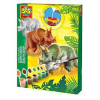 CASTING & PAINTING - TRICERATOPS EDUCATIONAL,TEACHER HOME SCHOOL, LEARNING
