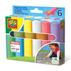 PLAYGROUND CHALK  6 PACK EDUCATIONAL,TEACHER HOME SCHOOL, LEARNING