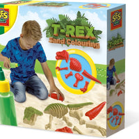 SAND COLOURING T-REX