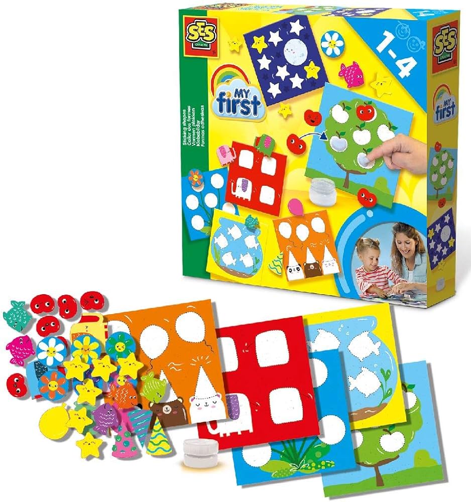 MY FIRST - STICKING SHAPES EDUCATIONAL,TEACHER HOME SCHOOL, LEARNING
