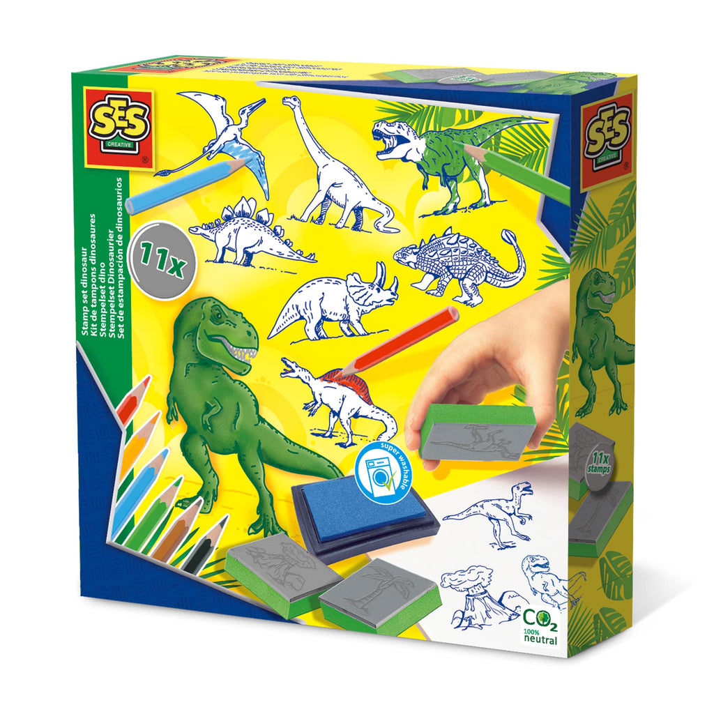 STAMP SET DINOSAUR EDUCATIONAL,TEACHER HOME SCHOOL, LEARNING